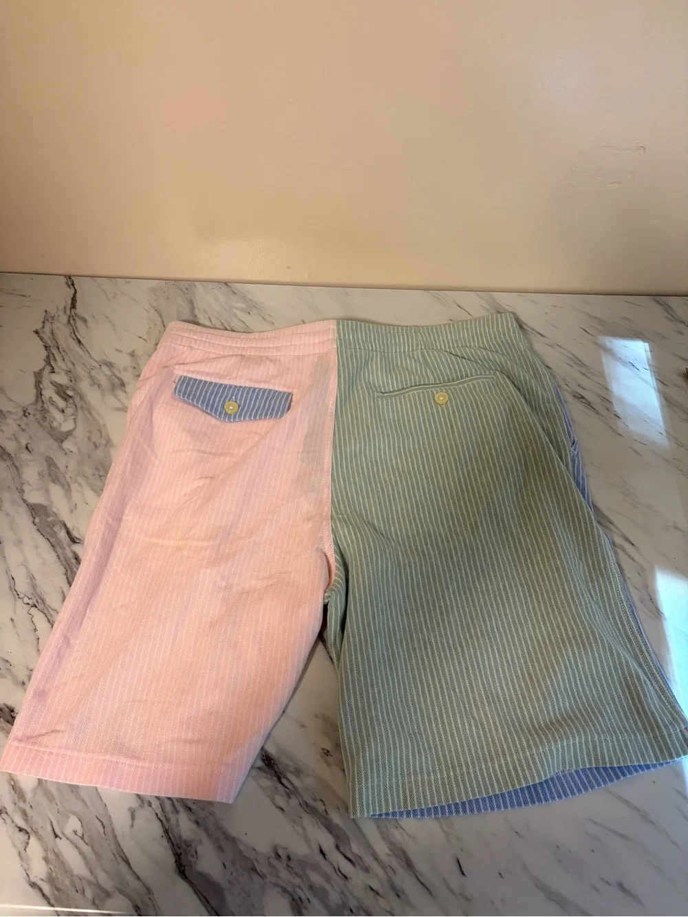 NWT Polo Ralph Lauren Colorblock Pastel Seersucker Shorts - Boys XL (18-20)